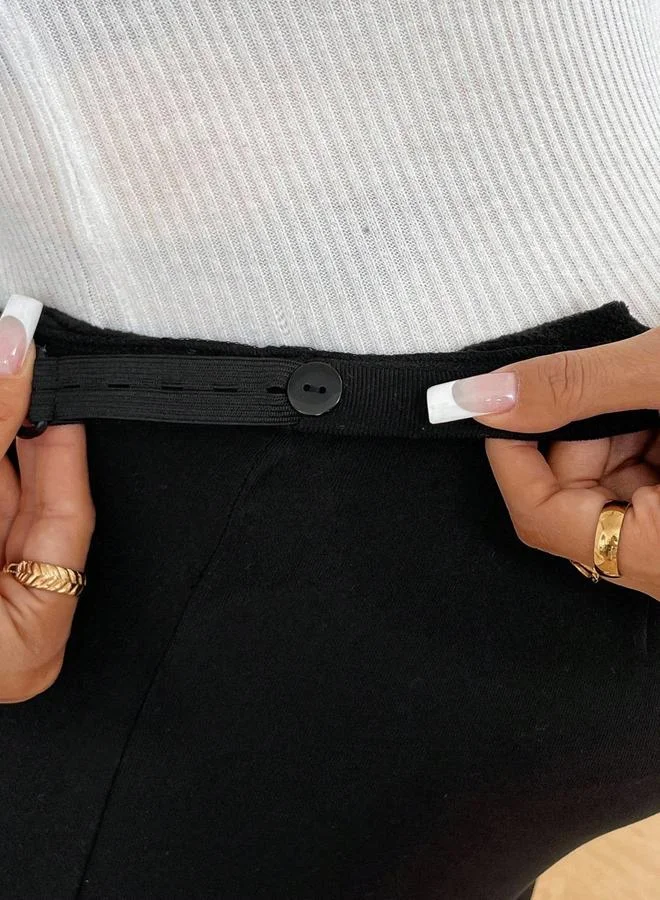 Take Two  Women Solid Fleece-Lined Maternity Leggings for Women | Best Price UAE